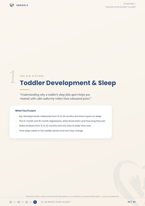 Toddler Sleep Guide 12–24 Months