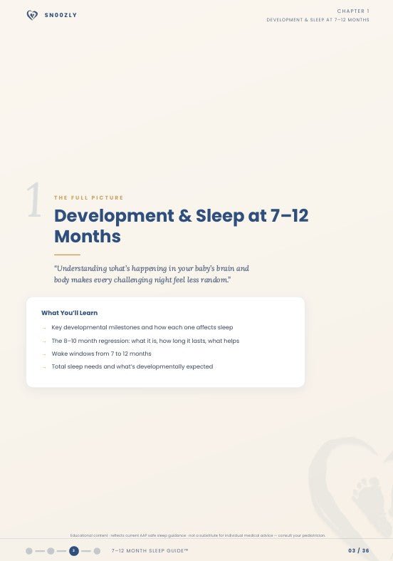 Baby Sleep Guide 7–12 Months