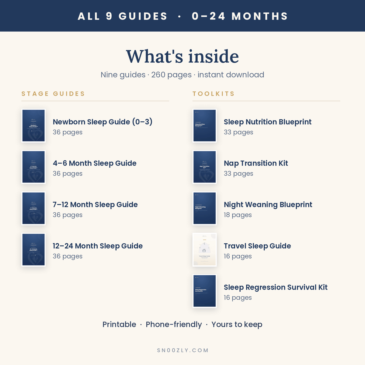 Complete Sleep Collection Birth–24 Months