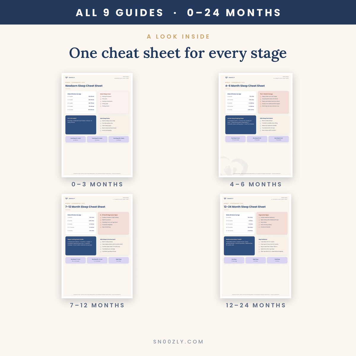 Complete Sleep Collection Birth–24 Months