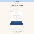 Newborn Sleep Guide 0–3 Months