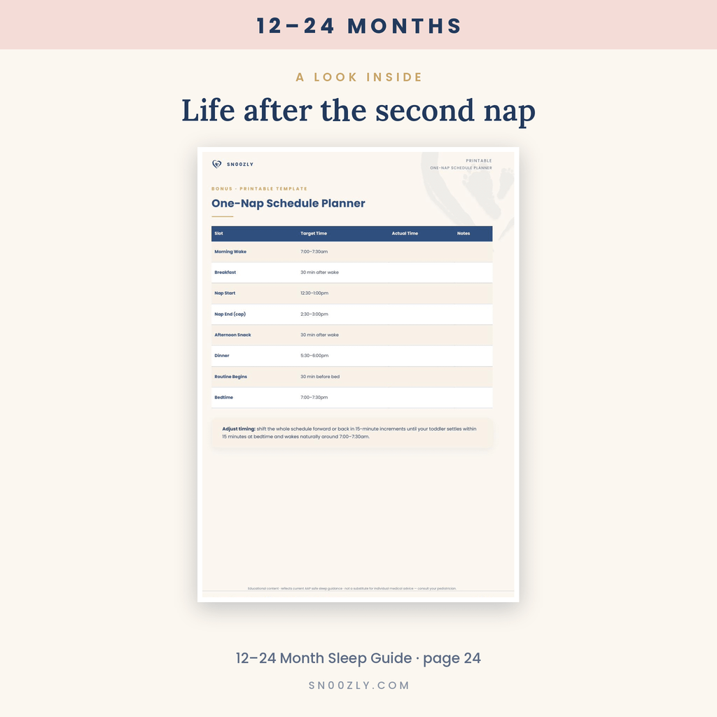 Toddler Sleep Guide 12–24 Months