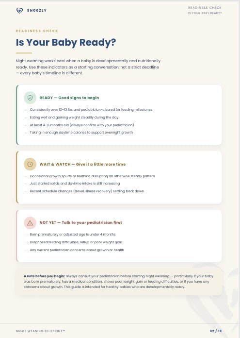 Night Weaning Blueprint