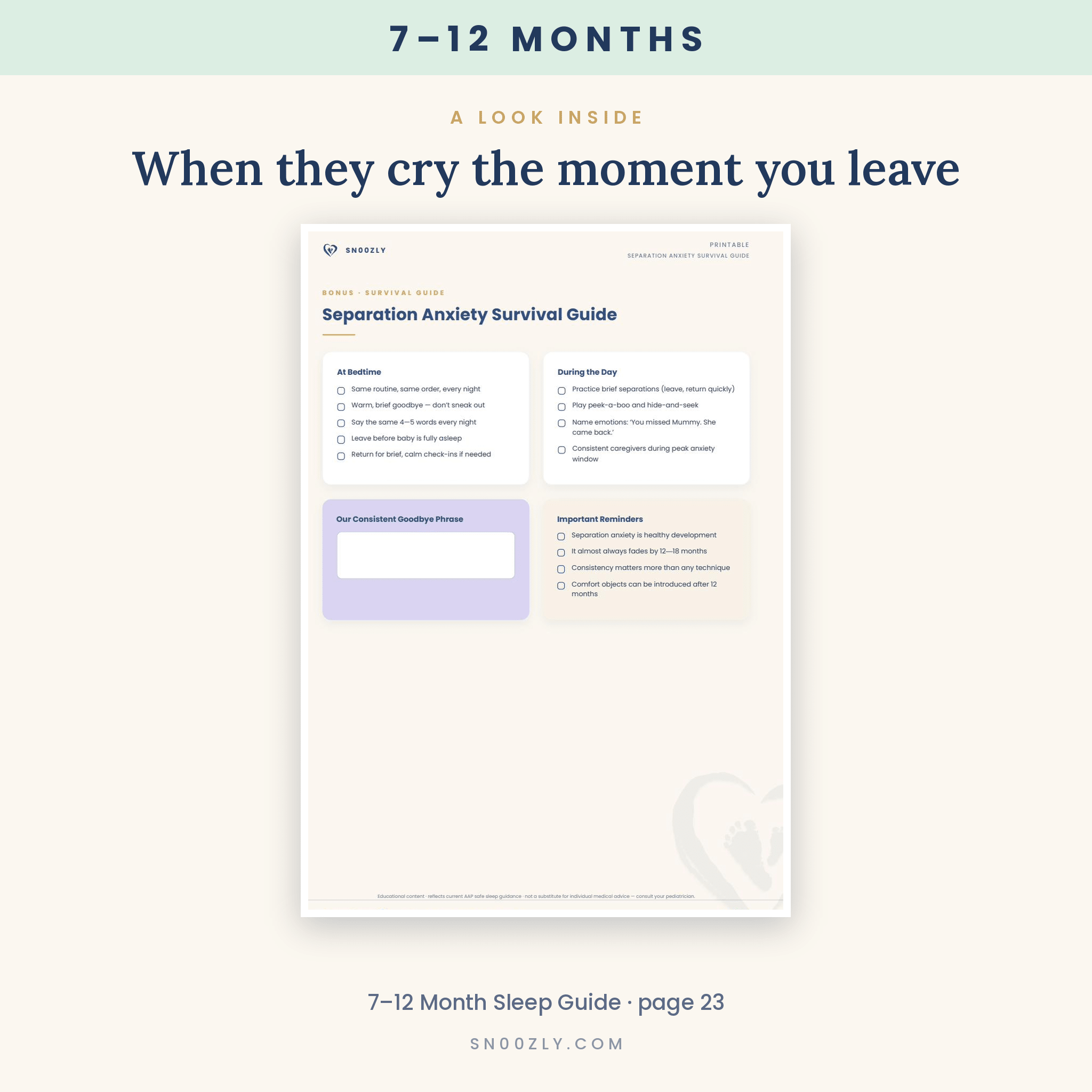 Complete Sleep Bundle 7–12 Months