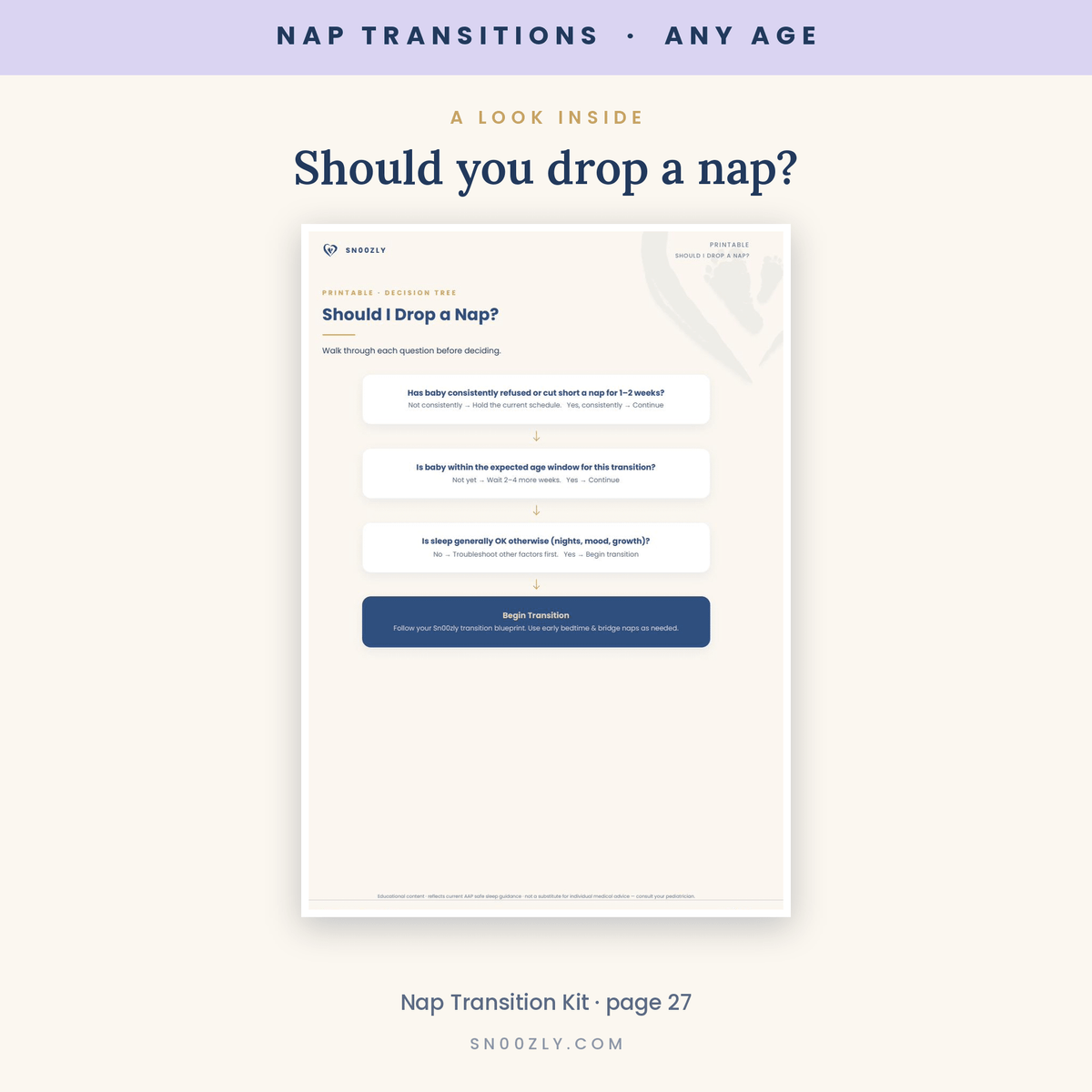 Nap Transition Kit