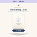 Travel Sleep Guide