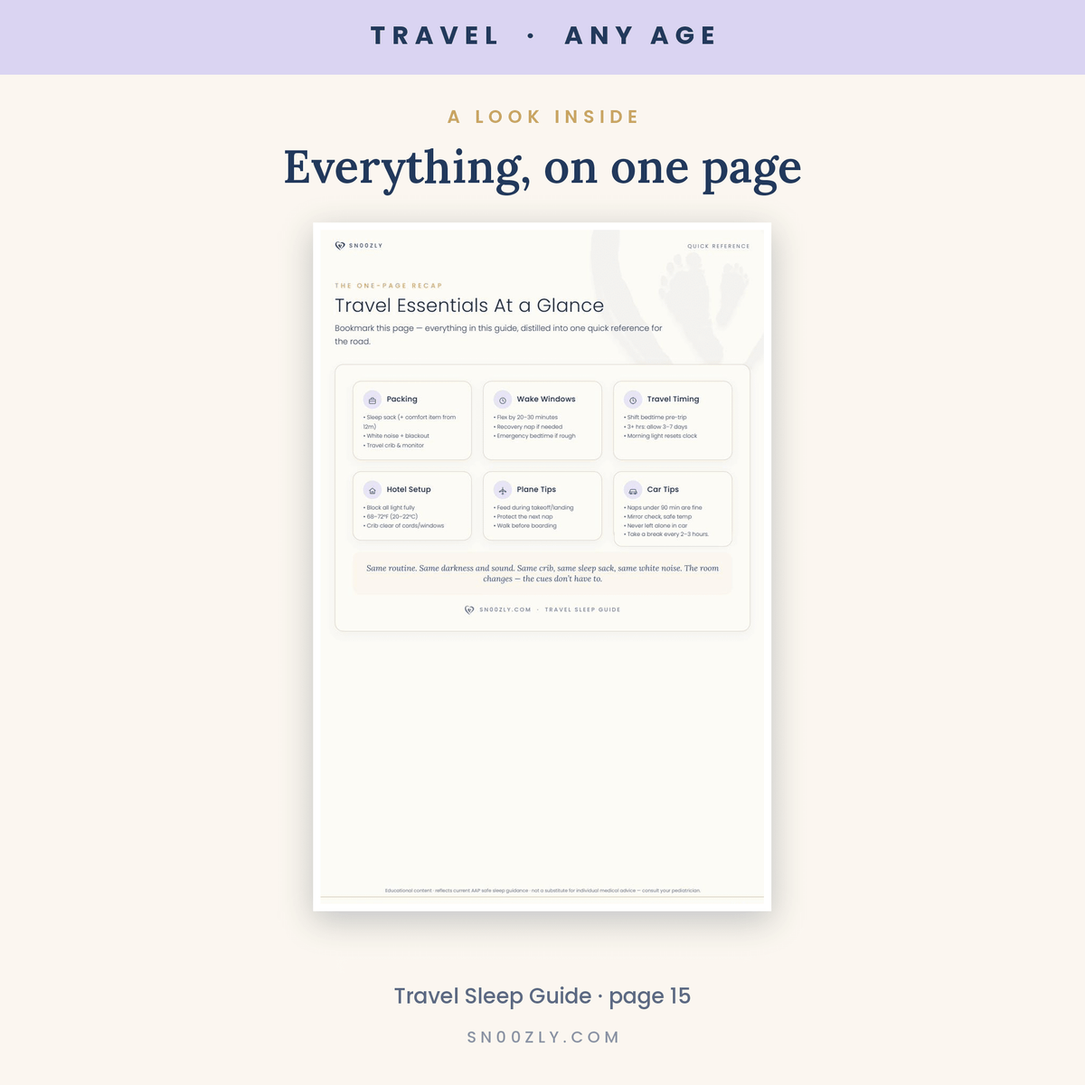 Travel Sleep Guide