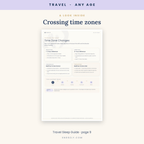 Travel Sleep Guide