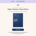 Wake Window Cheat Sheet